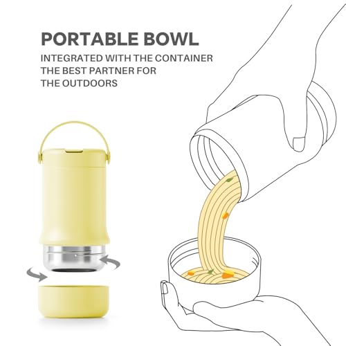 Termo para comida Ideus portátil para comer sano fuera de casa sin microondas 6