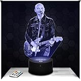 Lampephoto.fr - Lampe 3D Gaetan Roussel Animateur de Radio Fran�ais, Veilleuse Tactile Led, Effet Hologramme 3D, Id�e Cadeau No�l Anniversaire Homme Femme, Objet d�coration chambre