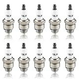 Carbhub 10 Packs 796112 Spark Plug for Craftsman Husqvarna MTD Toro JDeere Poulan Replace for 796112S 492167 492167S 802592 802592S 293918 391818 392588 RJ19LM RJ17LM RCJ8 J19LM J17LM