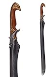 polsterwaffen larp Elfenschwert, LARP-Waffe Epic Armoury Elfenschwert aus Schaumstoff Schwert Langschwert Fantasy Polsterwaffe Mittelalter Schaukampf Wikinger Verschiedene Längen (105 cm)