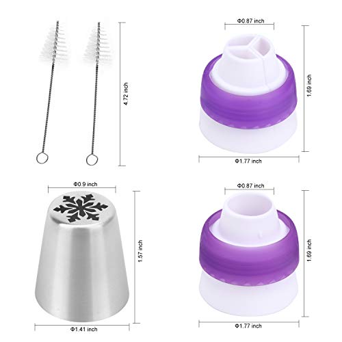 HOWAF 51pcs Cake Decorating Supplies, Cake Pastry
