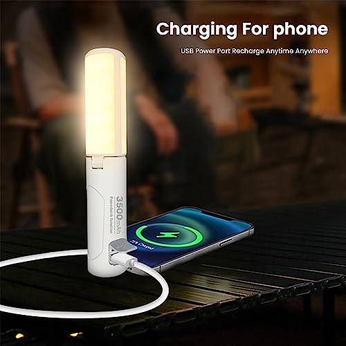 Image of Rechargeable Camping Light, 750 Lumens 3500mAh Portable LED Camping Lantern for Fishing /Camping /Hiking /Emergency Kits.3 Lighting Modes.