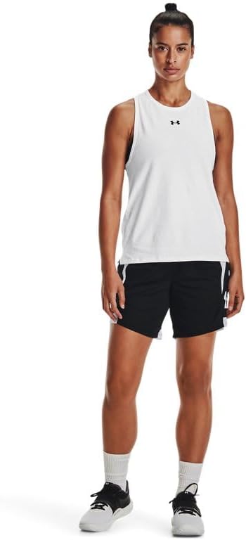 Under Armour Womens Baseline 6" Basketball Shorts - Image 3