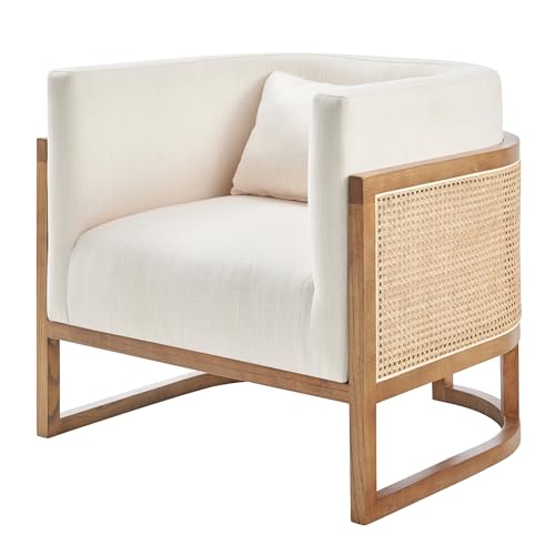 Sillón Barrel Curvo Lino Natural