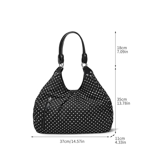 Bolso Tote de Lunares Estilo Y2K para Mujer miniatura 5