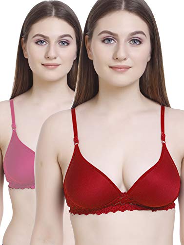 Image of FIMS - Fashion is my style Women Lace Padded Bra Lightly Pad Full Coverage