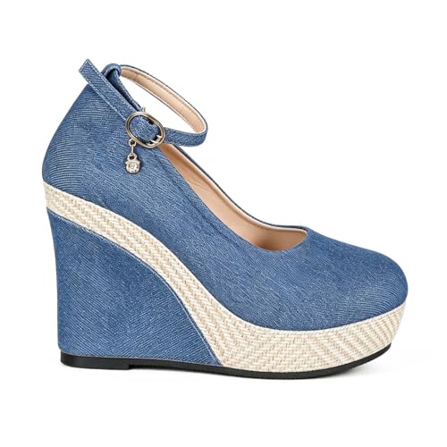 Chaussures Mary Jane compensées contre la fatigue des pieds à plateforme