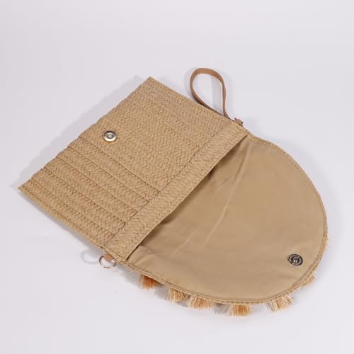 YELLOOP Straw Beach Bag Boho Tassels Small Crossbody Purses Women Y2k Crochet Bags Cute Purse Trendy 2025 Summer2