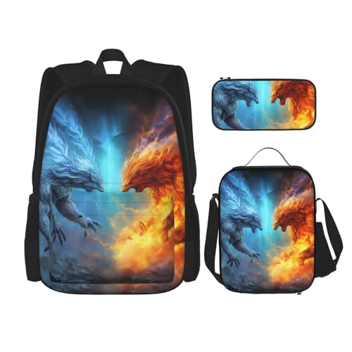 Sac à dos OUSIKA avec kit repas isotherme et trousse assortie