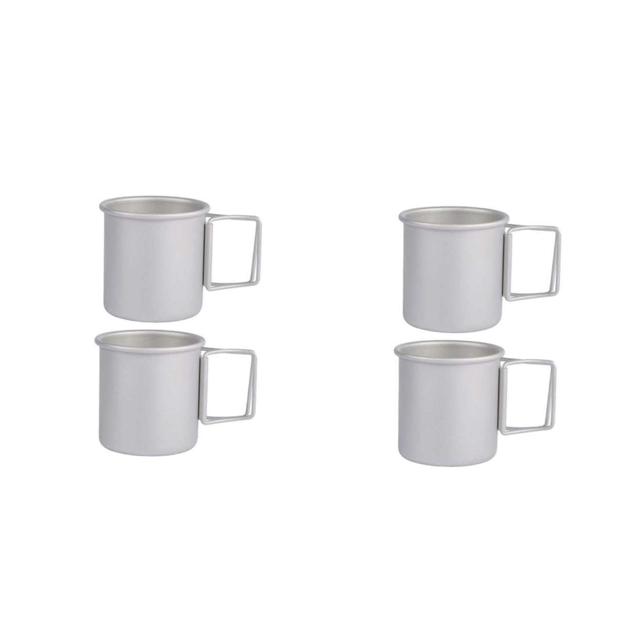 Kisangel Tasse Pliante Aluminium De Coupes Légères pour Boissons pour Camping Activités Plein Air Résistantes Compactes