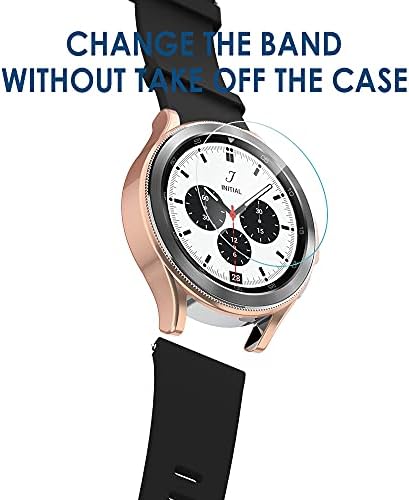 Simpeak 5-Pack Screen Protector Case Compatible with Samsung Galaxy Watch 4 Classic 42mm, TPU Soft Screen Protector Bumper Cover Replacement for Samsung Watch 4 Classic
