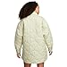 Nike Sportswear Essential Women's Quilted Trench Jacket (US, Alpha, Small, Regular, Regular, Olive Aura/White)