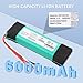 TZRONG 6000mAh Replacement Battery for JBL Charge 3, GSP1029102A 330SL Speaker, 2025 Upgrade High Capacity 3.7V Battery with Repair Tool Set