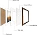 Golden State Art, 11x14 Photo Frame with White Mat for 8x10 Pictures & Real Glass, 1.25-Inch Wide, Dark Gold
