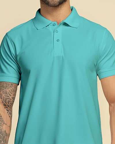 Image of VastraVibes Men's Polo Regular Fit T-Shirt