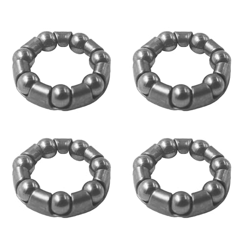 bociloy 4Pcs 1/4" x 7 Balls Bicycle Ball Bearing Retainer,