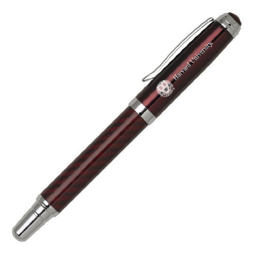 Harvard University Black Carbon Fiber Rollerball Pen – Sleek Campus Style