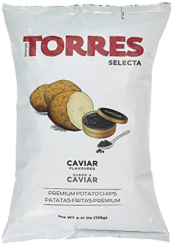 Torres Selecta Caviar Potato Crisps, 125 g