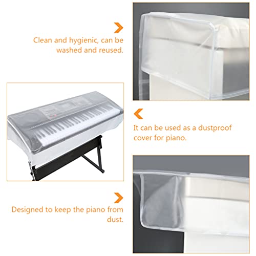 ARTIBETTER Tampa Do Teclado de Piano Teclado Transparente Tampa Protetora Contra Poeira Universal An