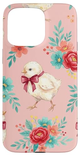 Baby Chicks Cottagecore Farm �t �t���[�����O���t�B�b�N �X�}�z�P�[�X iPhone 15 Pro Max �p
