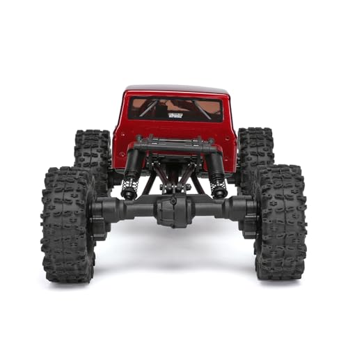 Image of Redcat Racing Ascent-18 APEX, 1 /18 Scale Brushless Electric Rock Crawler, Carbon Fiber, 4WD RC Car for Adults with 2.4GHz Radio System (Red)