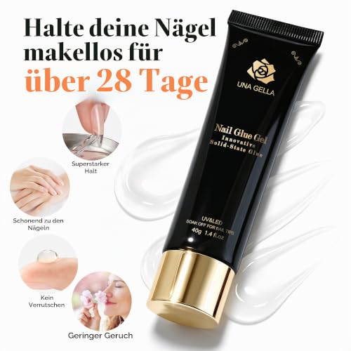 UNA GELLA Soft Gel Nagelkleber 40ml – Ansicht 3