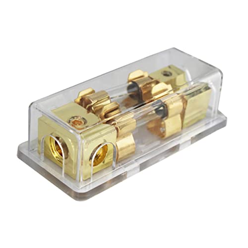 Cabilock Portafusibles para Altavoces De Coche Base De Fusibles Transparente Cable De Alimentación para Amplificador Soporte para Fusibles De Sonido Automático para Escenario De