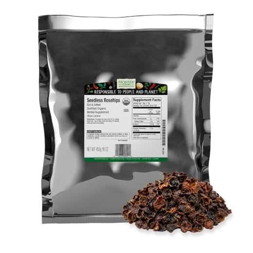Frontier Co-op Organic Cut & Sifted Seedless Rosehips 1lb