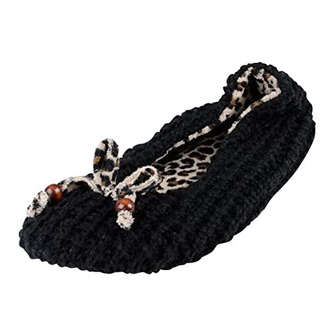 Autumn Faith Womens Millie Black Ballet Slippers Cover