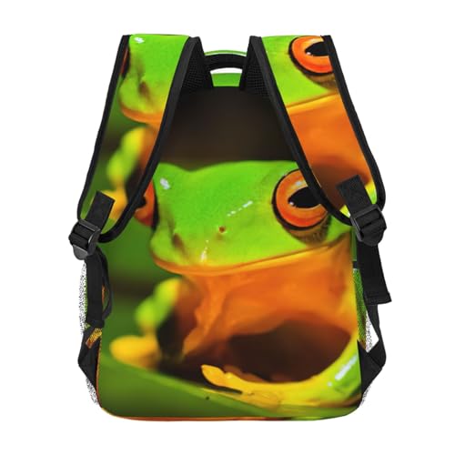 Mochila de ranas duradera y clásica con estampado original 4