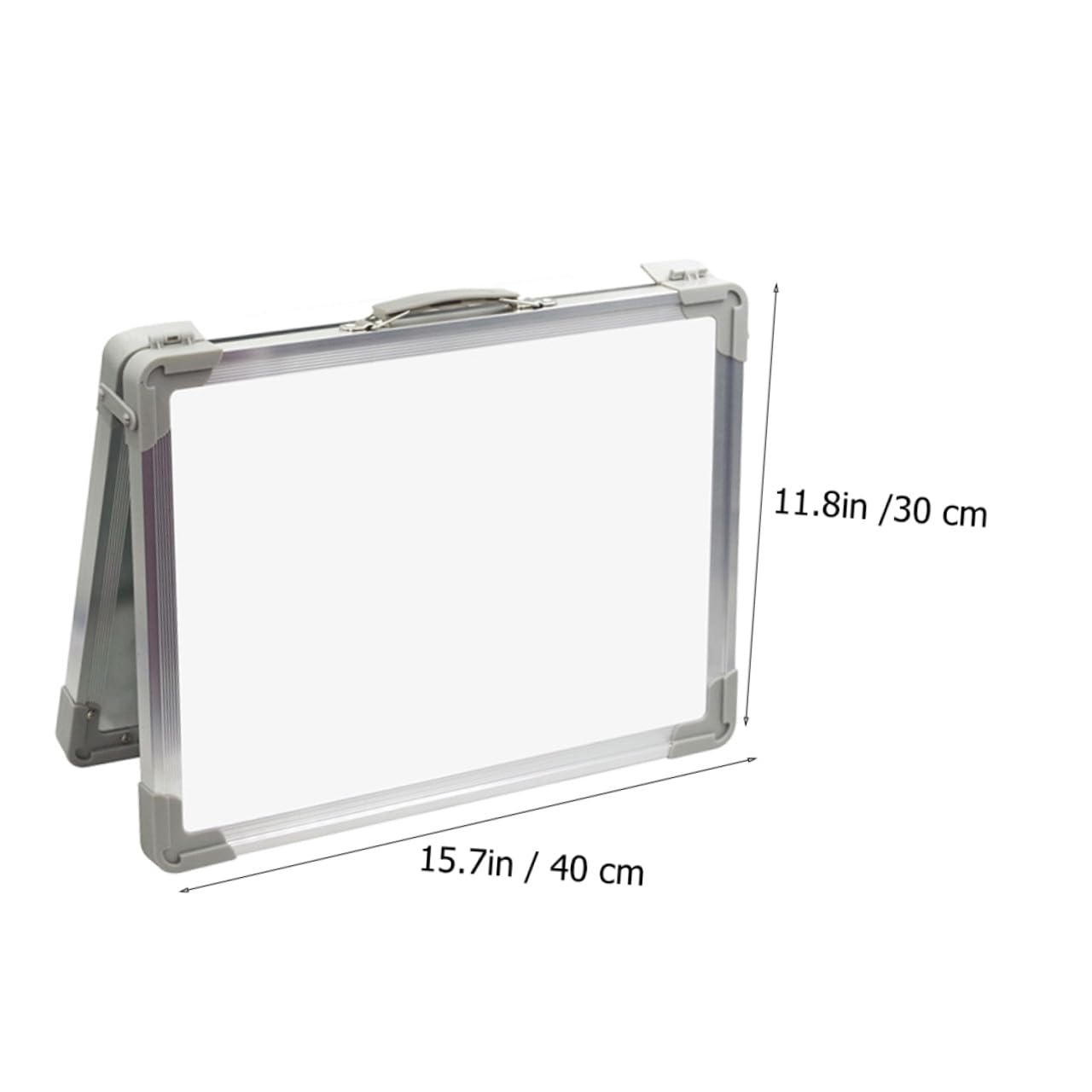 Ciieeo Lavagna Bianca Magnetica Bifacciale Pieghevole da Tavolo, Lavagna Cancellabile a Secco Mini Portatile Supporto, per Ufficio e Promemoria Domestici