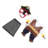 Déguisement de pirate pour chien : un look adorable qui permettra à votre animal de compagnie de se démarquer facilement et d’attirer l’attention. tenue confortable pour animaux
