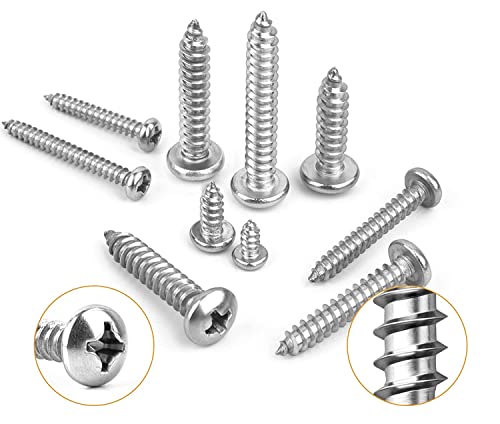 Kit 200 Tornillos Autorroscantes M3 Acero Inoxidable Phillips miniatura 5