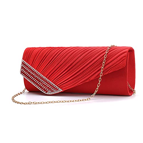 Image of Goclothod Evening Clutch Handbag Women Fashion Crossbody Shoulder Bag Chain Purse