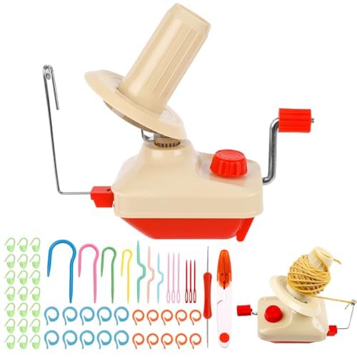 JABNOW Kit Bobinadora de Lana 56 PCS