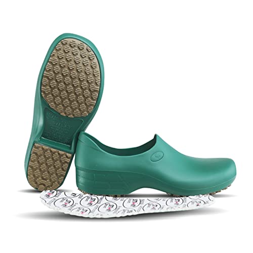 Sticky Sapatos de amamentação femininos – Chefs – Cozinha – Enfermeiras – Tamancos para o trabalho –