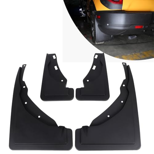 Image of Mud Flaps Compatible with Ford Bronco Sport 2021 2022 2023, 4PCS Front & Rear Guards Splash Bronco Sports Accessories, Not fit Bronco