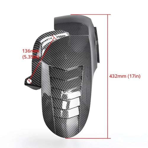 Garde-boue moto Forza 350 finition carbone haute protection