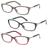 GAMMA RAY READERS Multiple Pairs of Metallic Accent Readers Quality Spring Non-Hinge Reading Glasses - With +1.50 Magnification