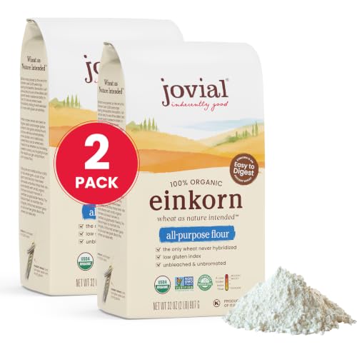 Image of Jovial Organic Einkorn Unbleached All Purpose Flour, Non-GMO, 10 Lb, 2 Pack