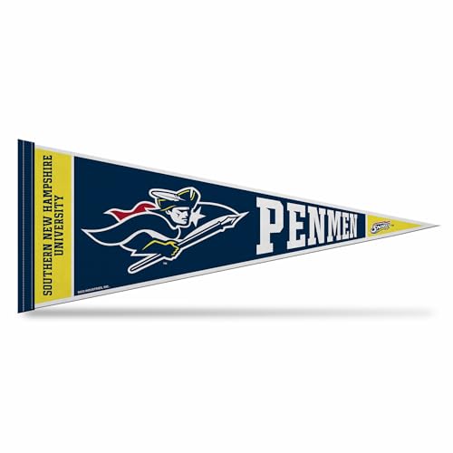 Rico Industries NCAA Southern New Hampshire Penmen 12" x 30" Felt Wall Décor Pennant - Great for Home/Bed Room/Man Cave Décor