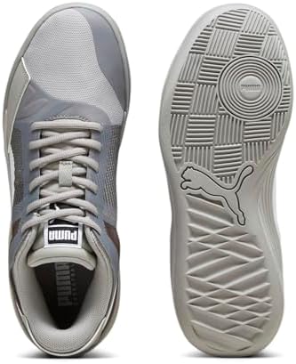 PUMA Clyde All-Pro Team Concrete Gray/Puma White 10.5 D (M) | Image 5
