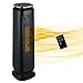 Aireplus Space Heater, 1500W Electric Ceramic Tower Heater, Oscillating Portable Heater with Adjustable Thermostat, 8 Hrs Timer, LED Display and ECO Mode, Overheat & Tip-Over Protection for Indoor Use