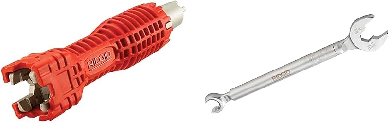 Paquete de herramientas de plomería RIDGID para instalación de grifos y válvulas