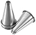 Produktbild FMprofessional 21514 Sterntüllensatz, 5 Einheiten, Edelstahl, Silber, 70,9 x 30,7 x 13,8 cm