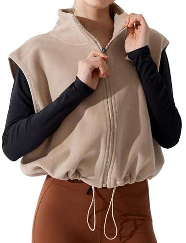 Veste sport coupe-vent polaire femme anti-froid zippée pour courir en hiver sans grelotter