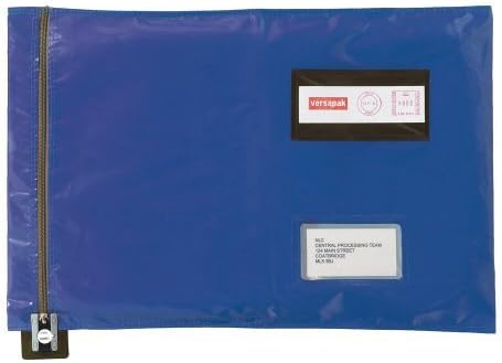 GoSecure Flat Mailing Pouch 355 x 381 mm Blue : Amazon.co.uk ...