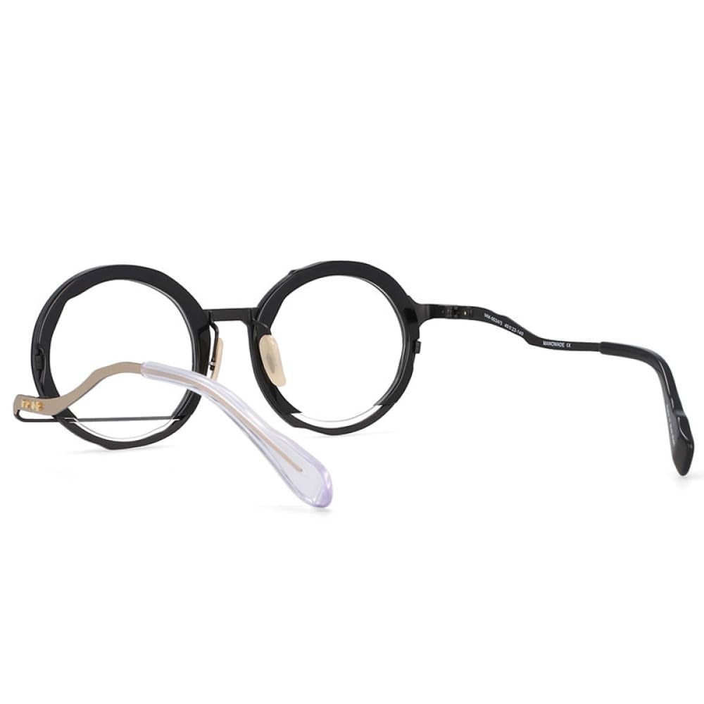 Retro Okrągłe Okulary Ramki Nieregularne Mężczyźni Kobiety Okulary