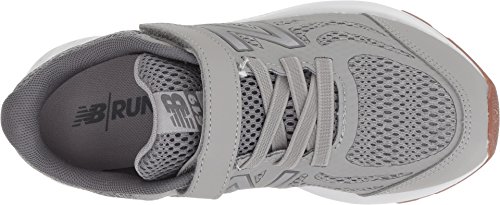 Image of New Balance Kid's 519 V1 Alternative Closure Running Shoe, Team Away Grey /Castlerock, 4 W US Big Kid (8-12 Years)