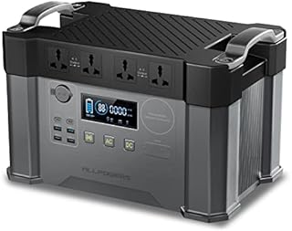 ALLPOWERS 1500Wh Portable Power Station, 4 x 2000W (4000W Surge) AC Outlets Solar Generator Portable Generator Outdoor Generator for Home Backup, Emergency, Outdoor, RV, Camping Travel, Power Outage